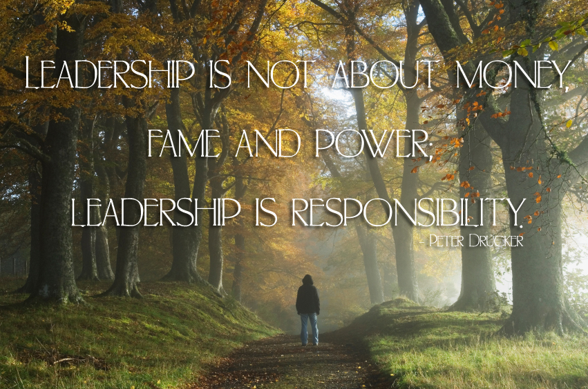 Leadership is responsibility