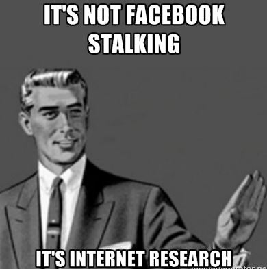 facebook stalking